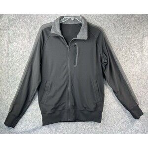Lululemon Engineered Warmth Jacket Mens Size L Black Long Sleeve Full-Zip Active